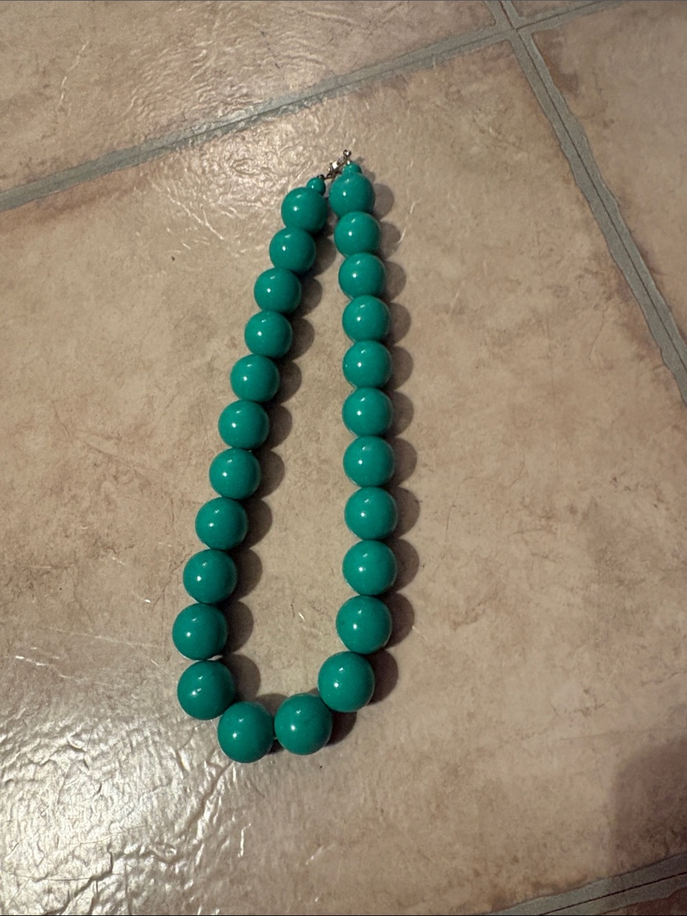 Bold Teal Beaded Necklace - Women Jewelry